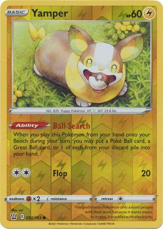 Battle Styles - 052/163 - Yamper - Reverse Holo