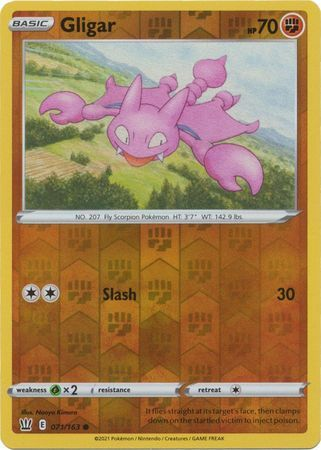 Battle Styles - 071/163 - Gligar - Reverse Holo