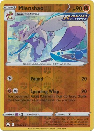 Battle Styles - 077/163 - Mienshao - Reverse Holo