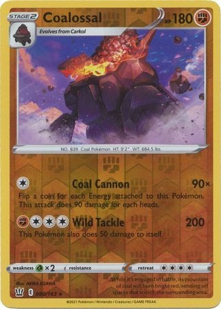 Battle Styles - 080/163 - Coalossal - Reverse Holo