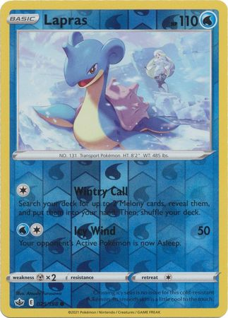 Chilling Reign - 029/198 - Lapras - Reverse Holo