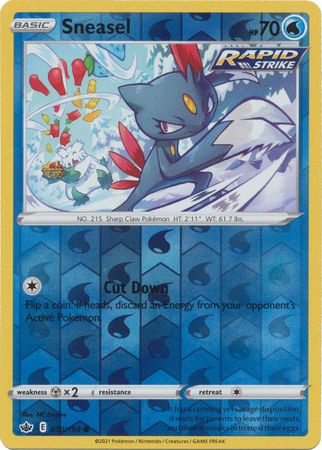 Chilling Reign - 030/198 - Sneasel - Reverse Holo