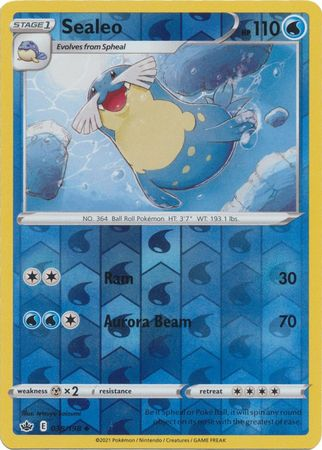 Chilling Reign - 038/198 - Sealeo - Reverse Holo