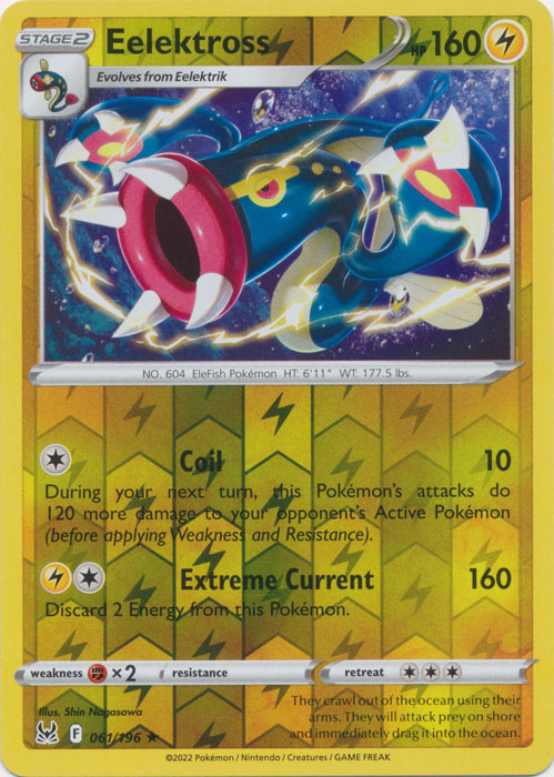 Lost Origin - 061/196 - Eelektross - Reverse Holo