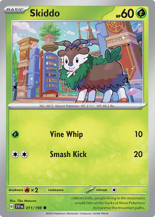 Scarlet & Violet - 011/198 - Skiddo
