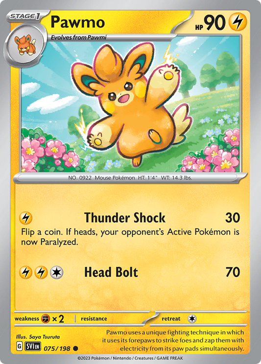 Scarlet & Violet - 075/198 - Pawmo