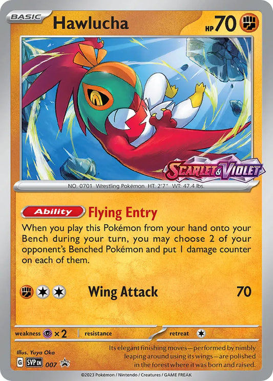 Black Star Promos - SVP007 - Hawlucha (Sealed Full Deck)
