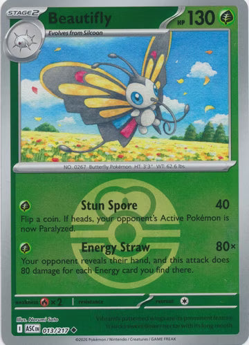 Ascended Heroes - 013/217 - Beautifly - Ball Reverse Holo