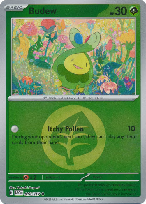 Ascended Heroes - 016/217 - Budew - Energy Reverse Holo
