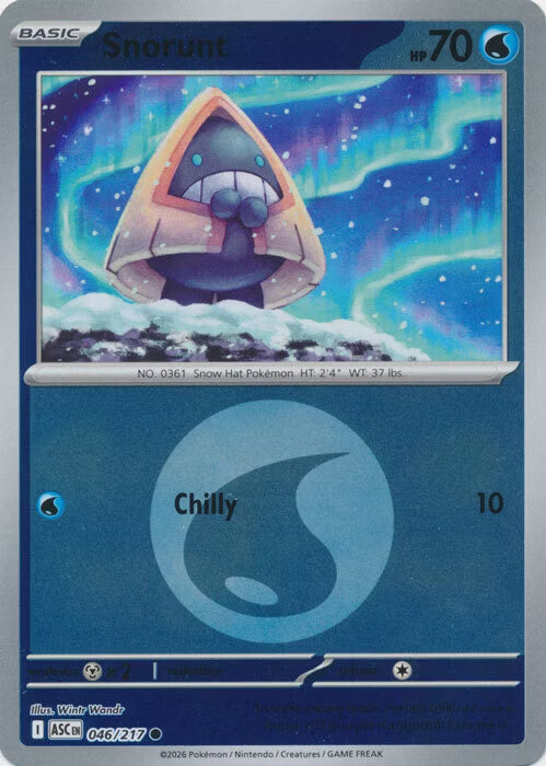 Ascended Heroes - 046/217 - Snorunt - Energy Reverse Holo