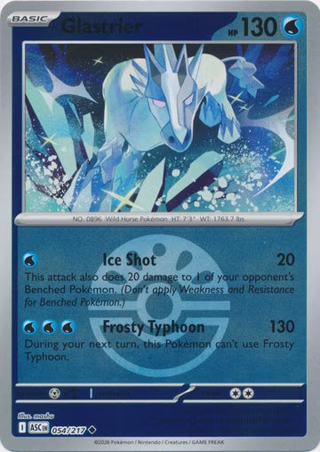 Ascended Heroes - 054/217 - Glastrier - Ball Reverse Holo