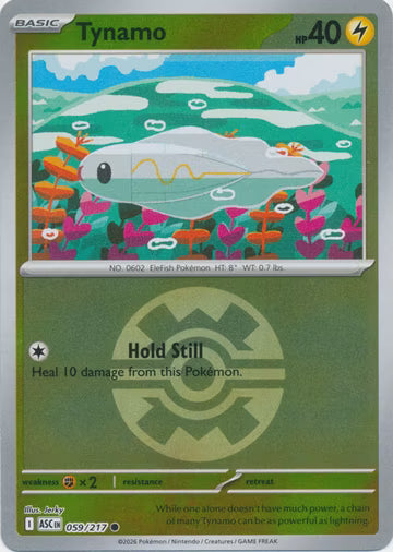 Ascended Heroes - 059/217 - Tynamo - Ball Reverse Holo