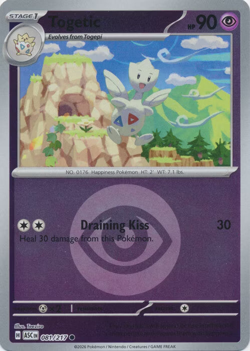 Ascended Heroes - 081/217 - Togetic - Energy Reverse Holo