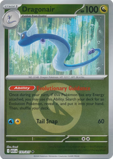 Ascended Heroes - 151/217 - Dragonair - Energy Reverse Holo