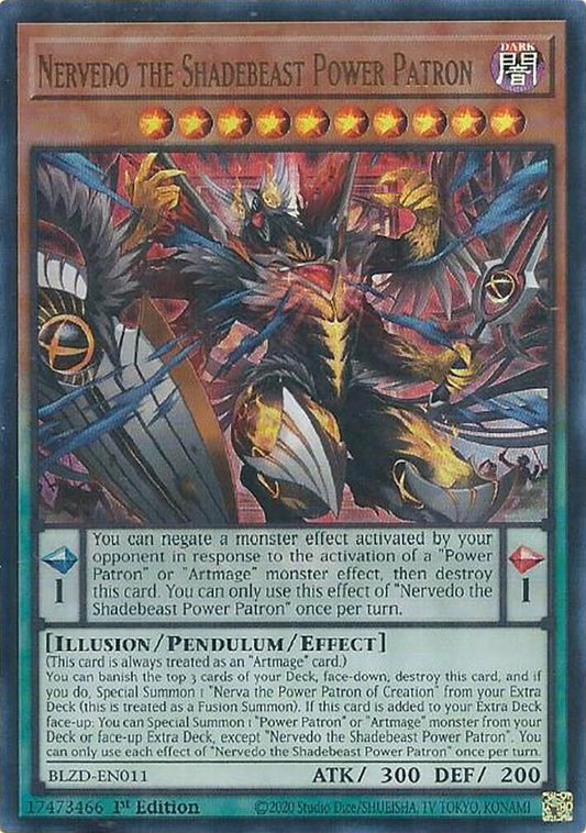 BLZD-EN011 - Nervedo the Shadebeast Power Patron