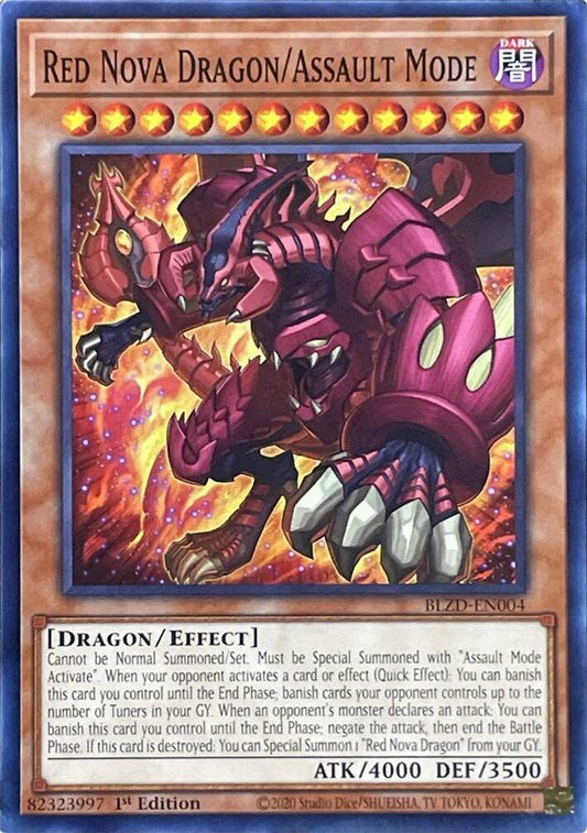 BLZD-EN004 - Red Nova Dragon/Assault Mode