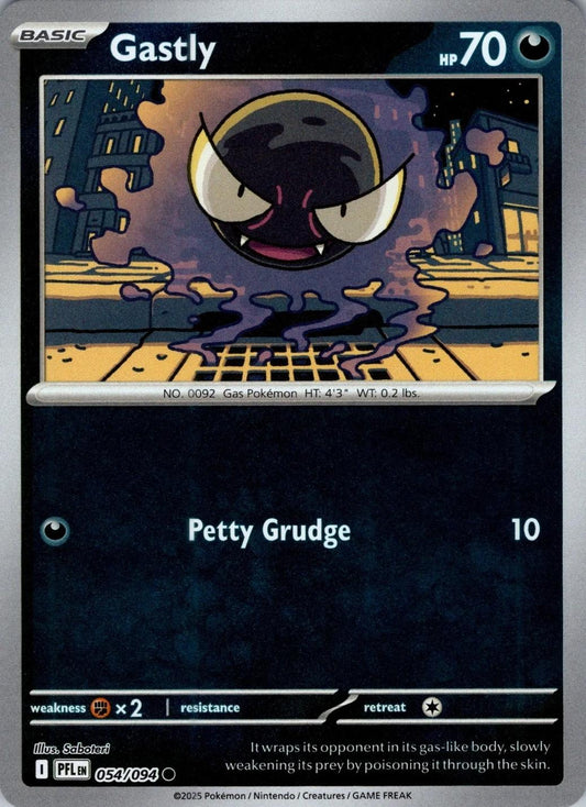 Phantasmal Flames - 054/094 - Gastly - Reverse Holo