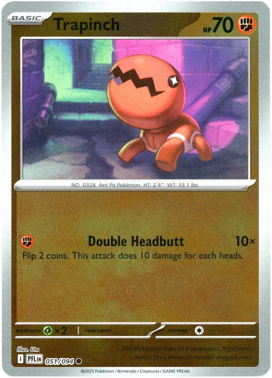 Phantasmal Flames - 051/094 - Trapinch - Reverse Holo