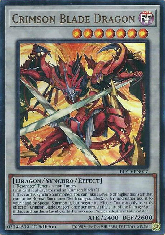 BLZD-EN037 - Crimson Blade Dragon