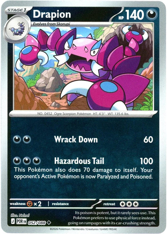 Perfect Order - 052/088 - Drapion - Reverse Holo