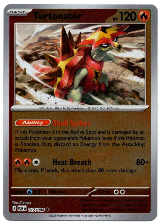 Perfect Order - 017/088 - Turtonator - Reverse Holo