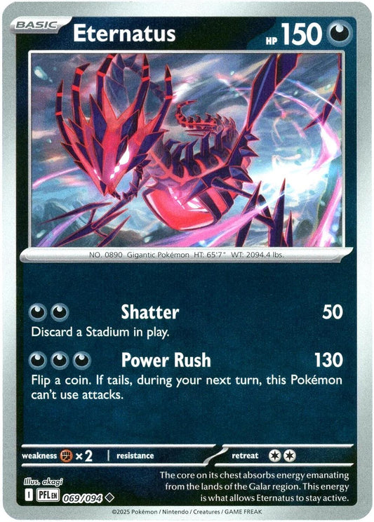 Phantasmal Flames - 069/094 - Eternatus - Reverse Holo