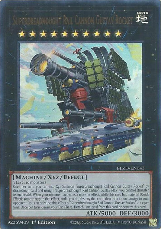 BLZD-EN043 - Superdreadnought Rail Cannon Gustav Rocket