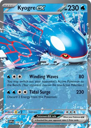 Black Star Promos - SVP178 - Kyogre ex