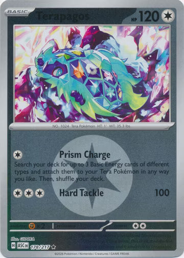 Ascended Heroes - 178/217 - Terapagos - Energy Reverse Holo