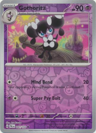 Paldea Evolved - 091/193 - Gothorita - Reverse Holo