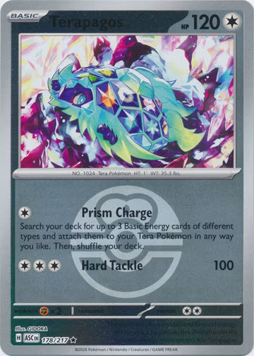 Ascended Heroes - 178/217 - Terapagos - Ball Reverse Holo