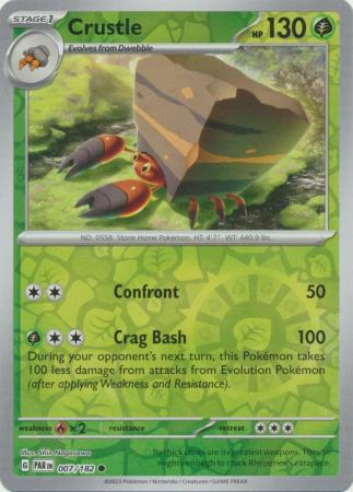 Paradox Rift - 007/182 - Crustle - Reverse Holo