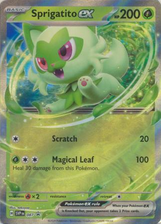 Black Star Promos - SVP087 - Sprigatito ex