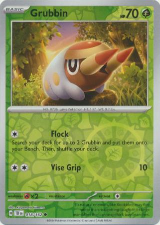 Temporal Forces - 018/162 - Grubbin - Reverse Holo
