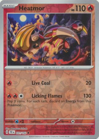 Temporal Forces - 031/162 - Heatmor - Reverse Holo