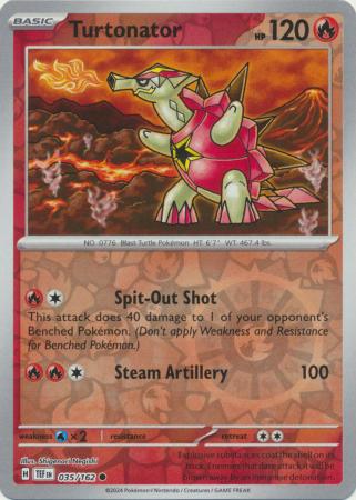 Temporal Forces - 035/162 - Turtonator - Reverse Holo