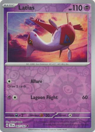 Temporal Forces - 067/162 - Latias - Reverse Holo