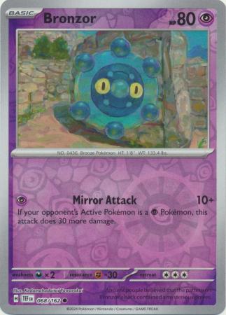 Temporal Forces - 068/162 - Bronzor - Reverse Holo
