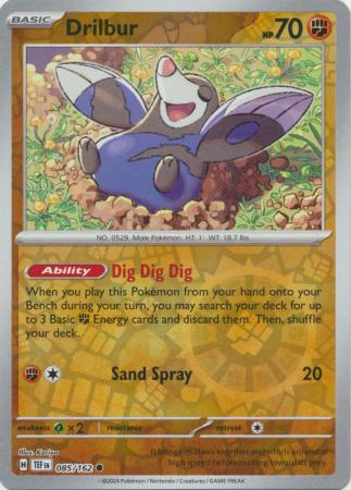 Temporal Forces - 085/162 - Drilbur - Reverse Holo