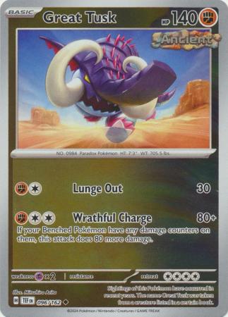 Temporal Forces - 096/162 - Great Tusk - Reverse Holo