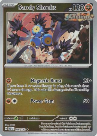 Temporal Forces - 098/162 - Sandy Shocks - Reverse Holo