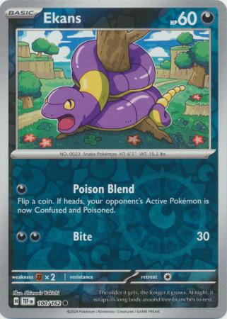 Temporal Forces - 100/162 - Ekans - Reverse Holo