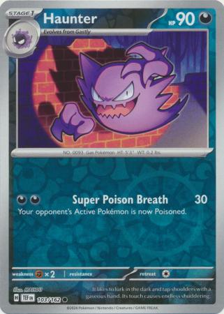 Temporal Forces - 103/162 - Haunter - Reverse Holo