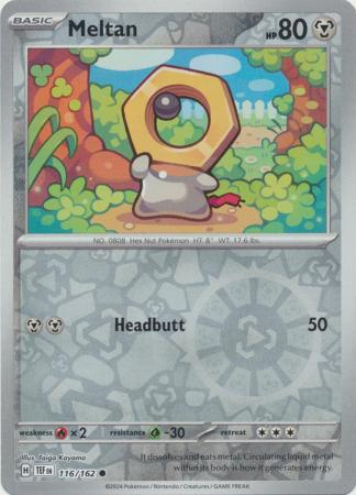Temporal Forces - 116/162 - Meltan - Reverse Holo