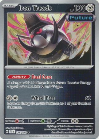 Temporal Forces - 118/162 - Iron Treads - Reverse Holo