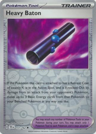 Temporal Forces - 151/162 - Heavy Baton - Reverse Holo