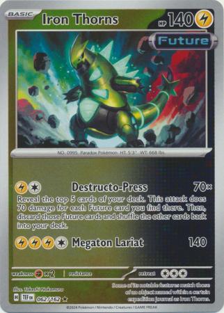 Temporal Forces - 062/162 - Iron Thorns - Reverse Holo