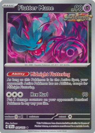 Temporal Forces - 078/162 - Flutter Mane - Reverse Holo