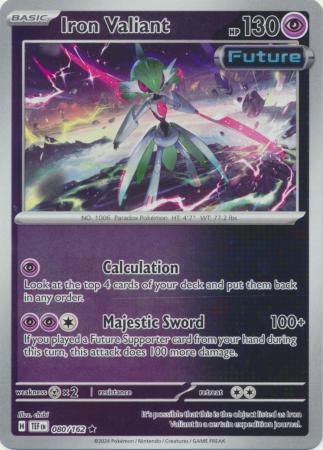 Temporal Forces - 080/162 - Iron Valiant - Reverse Holo