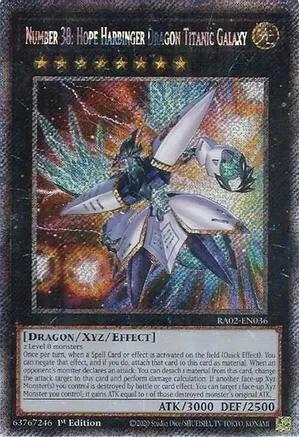 RA02-EN036 - Number 38: Hope Harbinger Dragon Titanic Galaxy